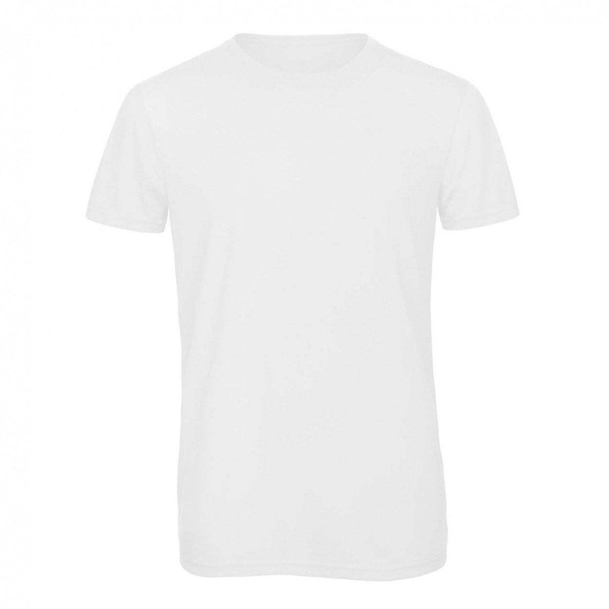 B&c Triblend Sport Tshirt Herren Weiss L von B and C