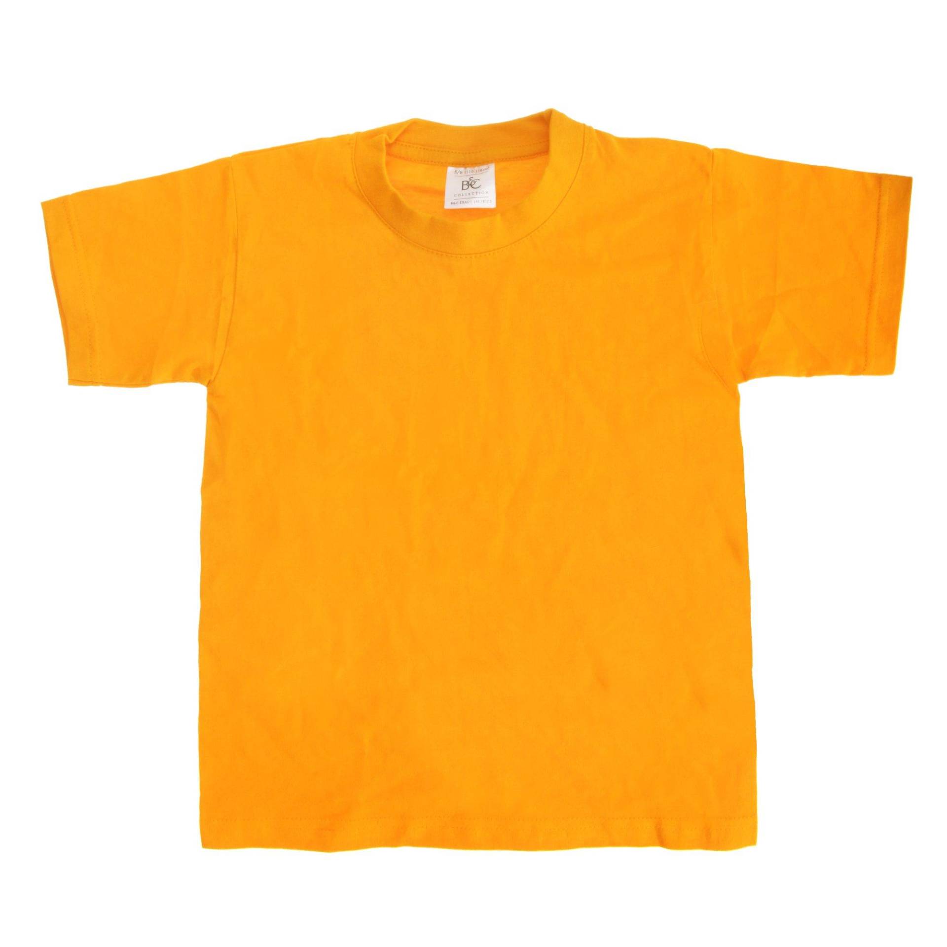 B and C - B&C TShirt, kurzarm (2 StückPackung), 5-6A, Gold von B and C