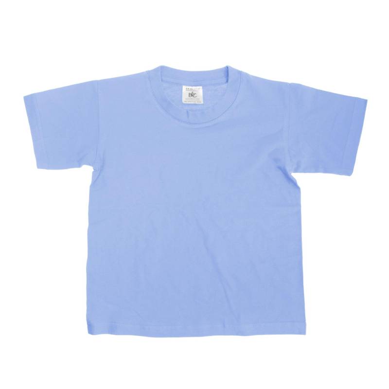 B&c Tshirt, Kurzarm Mädchen Blau Denim 3-4A von B and C