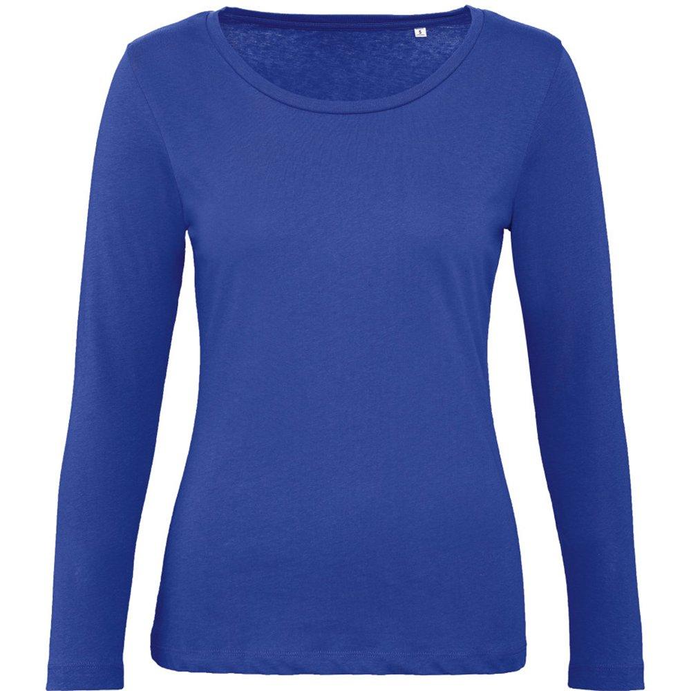 B&c Tshirt Inspire, Langarm Damen Blau XS von B and C