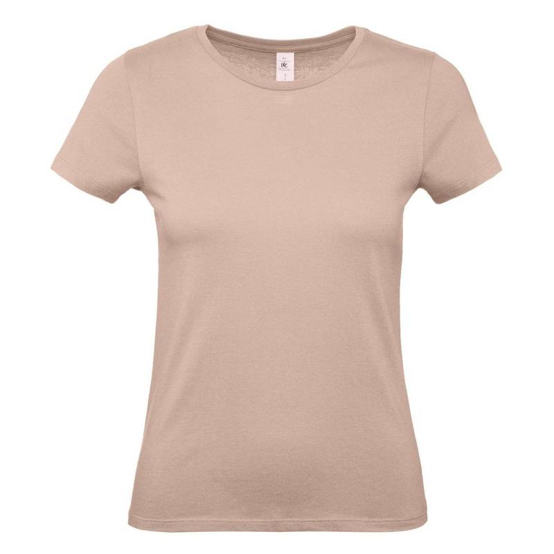 B&c Tshirt #e150 Damen Altrosa L von B and C