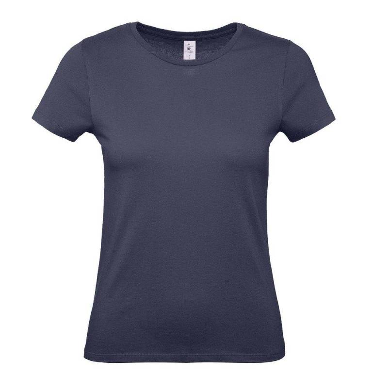 B&c Tshirt #e150 Damen Marine M von B and C