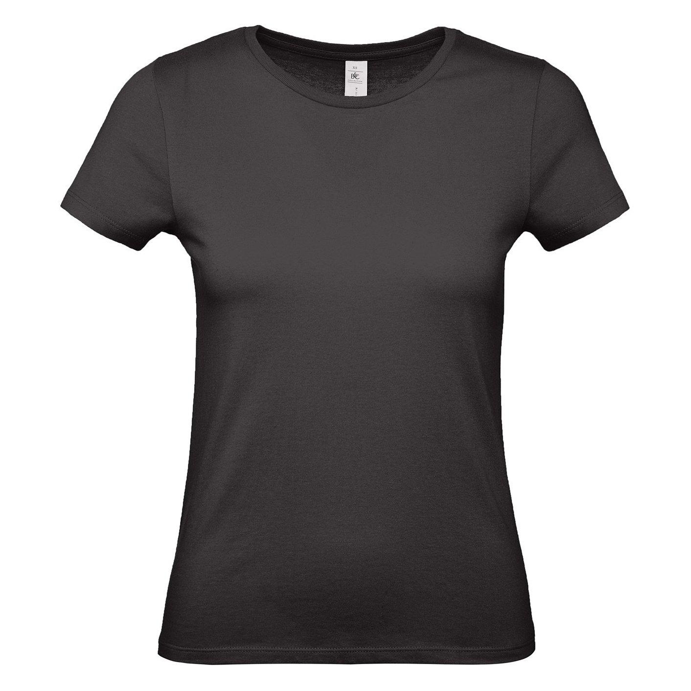 B&c Tshirt #e150 Damen Schwarz 3XL von B and C