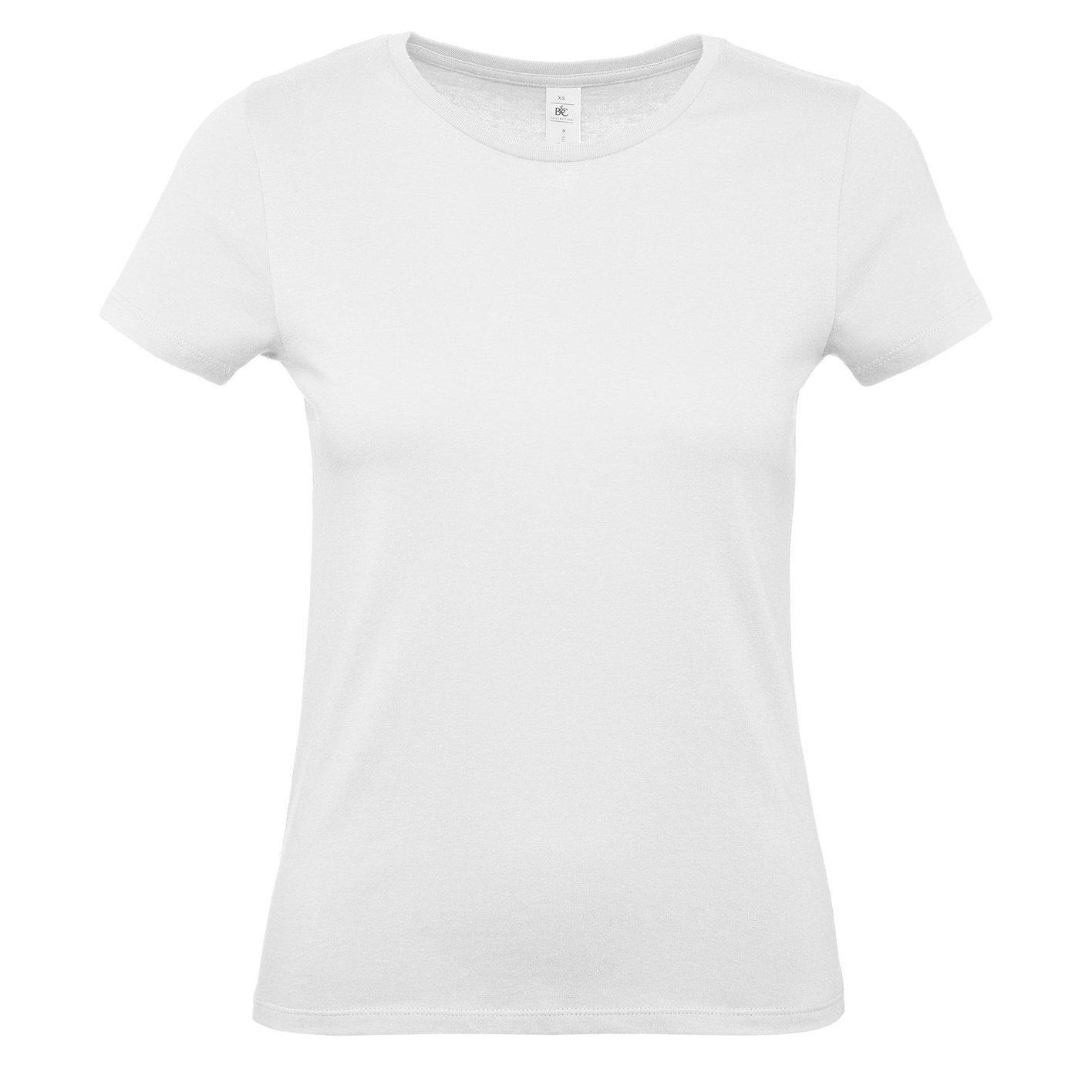 B&c Tshirt #e150 Damen Weiss XS von B and C