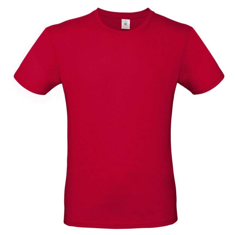 B&c Tshirt #e150 Herren Rot Bunt L von B and C