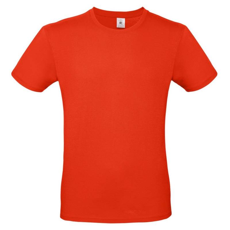 B&c Tshirt #e150 Herren Rot Bunt XS von B and C