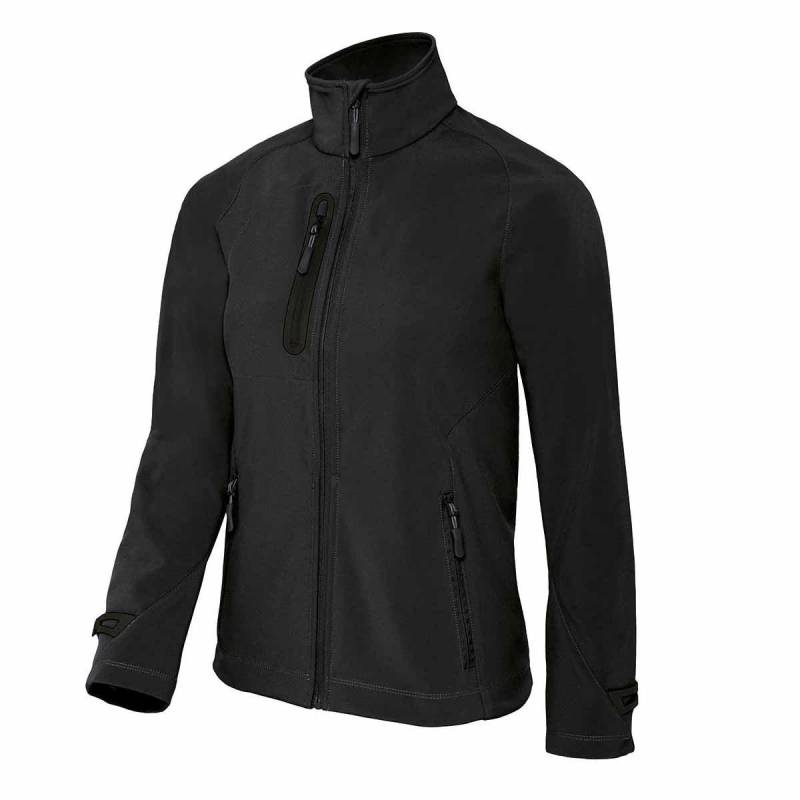 B&c Xlite Softshell Jacke Damen Schwarz L von B and C