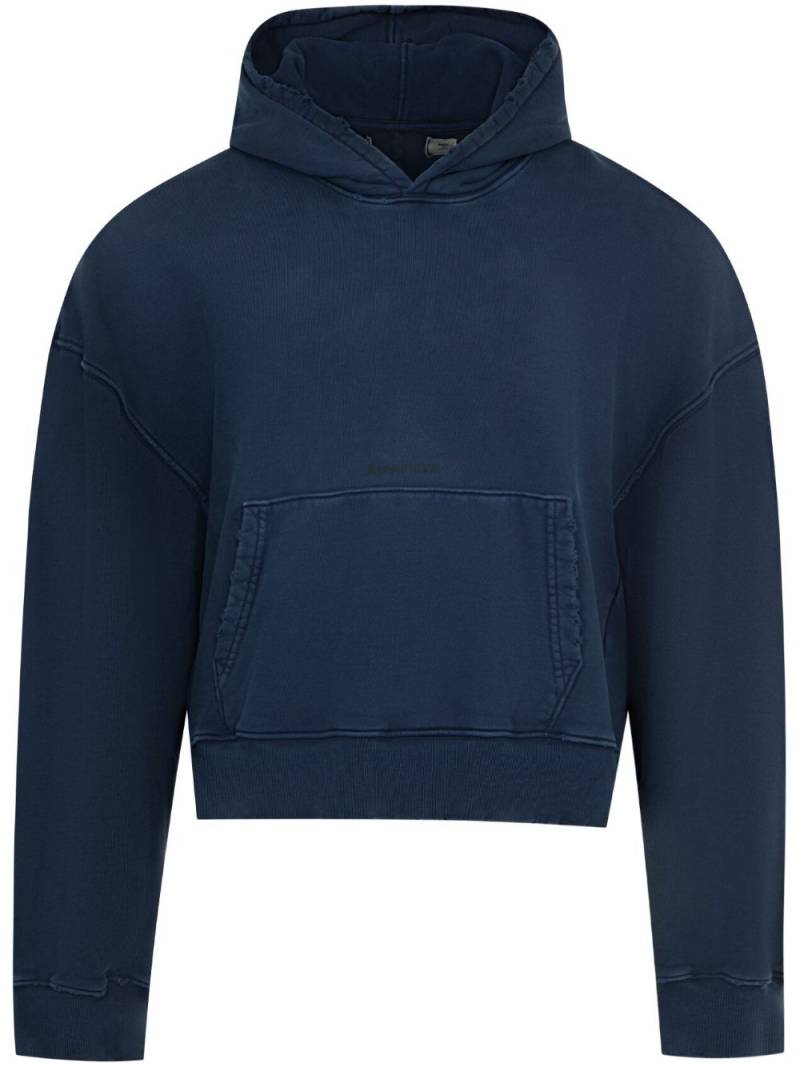 B1ARCHIVE cropped hoodie - Blue von B1ARCHIVE