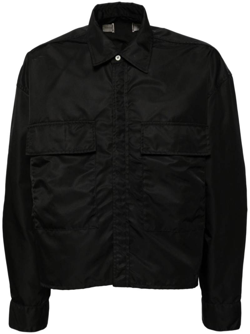 B1ARCHIVE logo patch shirt jacket - Black von B1ARCHIVE