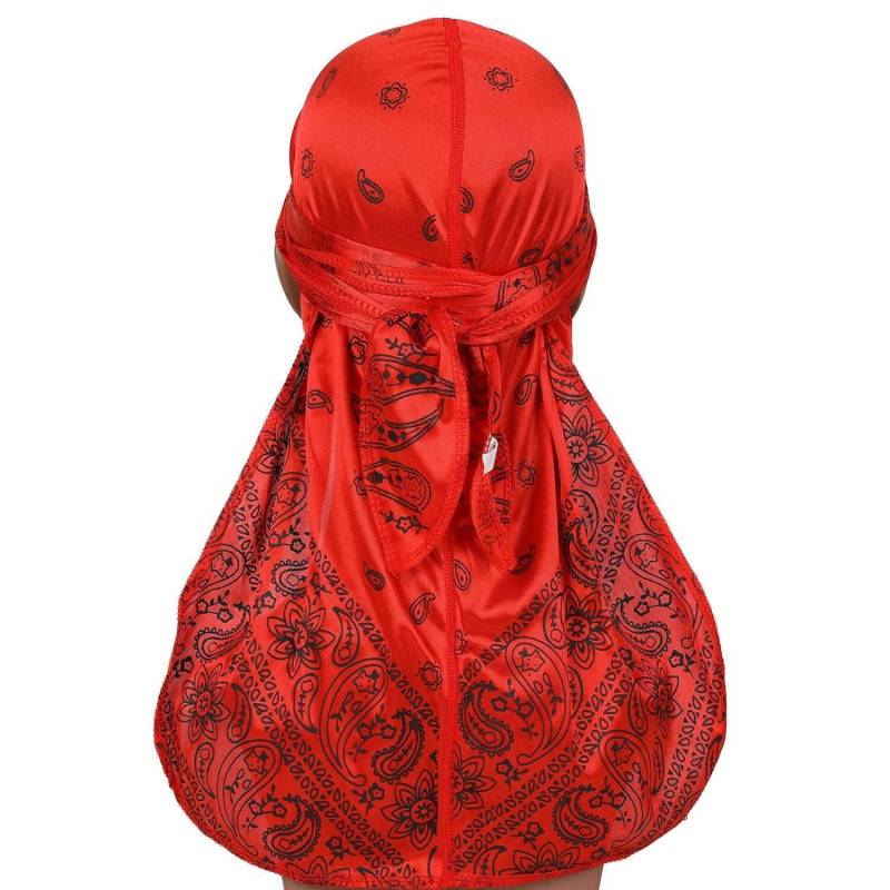 Durag-bandana – Rot Unisex  ONE SIZE von B2X