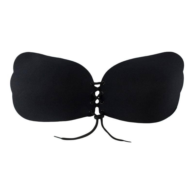 Selbstklebender Push-up-bh, Unsichtbare Stütze Damen Schwarz M von B2X