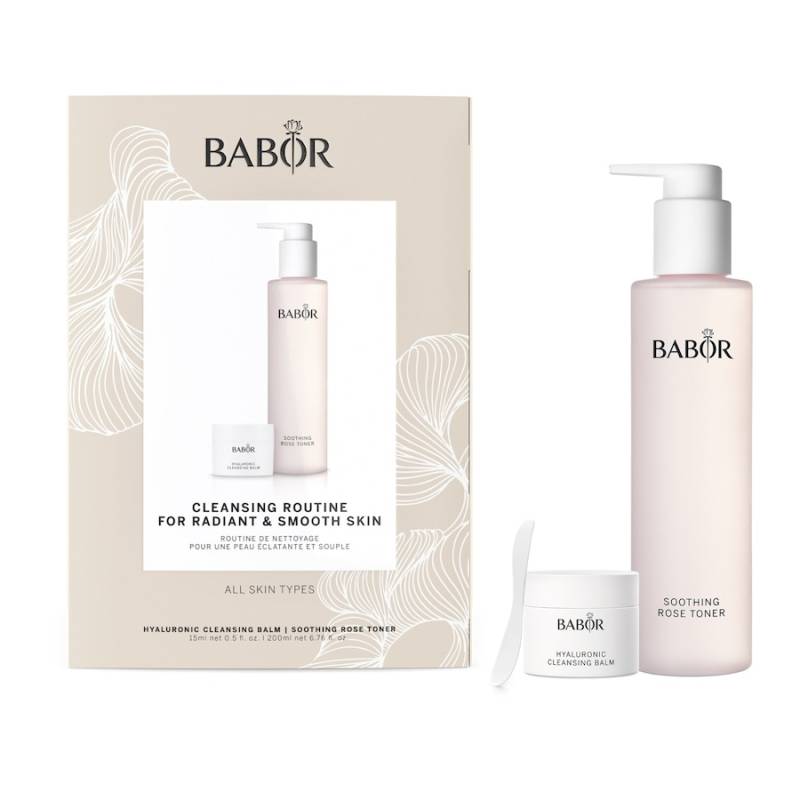 BABOR  BABOR Hyaluronic Cleansing Balm & Soothing Rose Toner gesichtsreinigung 1.0 pieces von BABOR