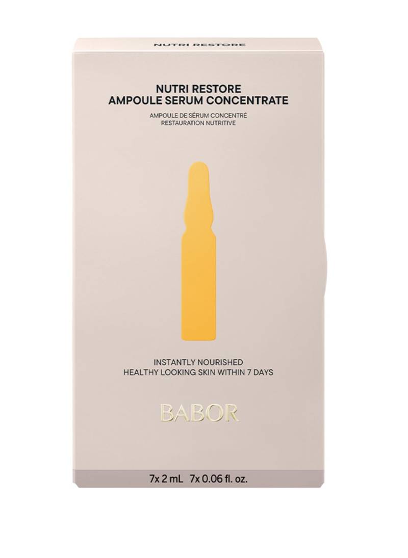 Babor Ampoule Concentrates Nutri Restore Ampoule (7 x 2 ml) 14 ml von BABOR