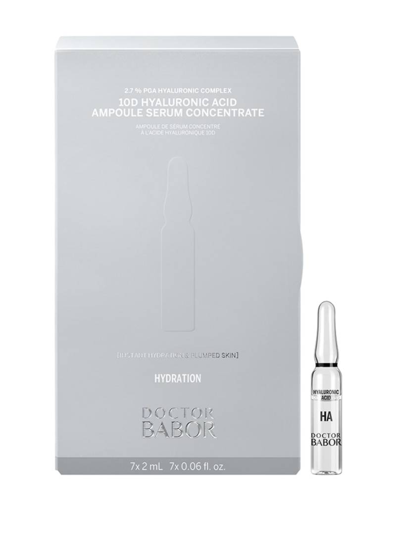 Babor Doctor Babor Hydration - 10D Hyaluronic Acid Ampoule Serum Concentrate (7 x 2 ml) 14 ml von BABOR