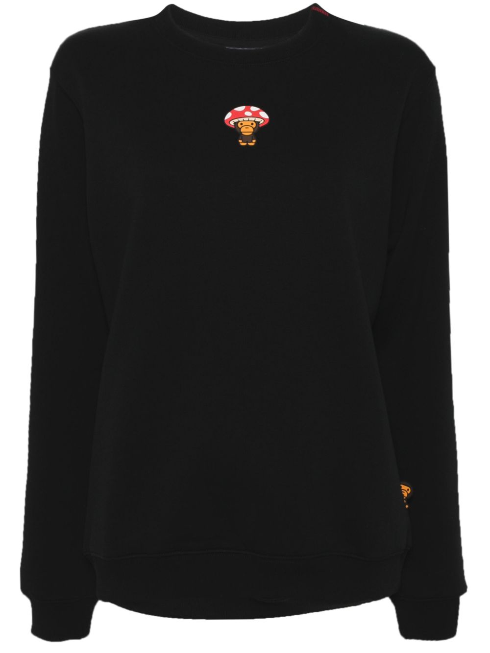 *BABY MILO® STORE BY *A BATHING APE® Baby Milo crew neck sweatshirt - Black von *BABY MILO® STORE BY *A BATHING APE®