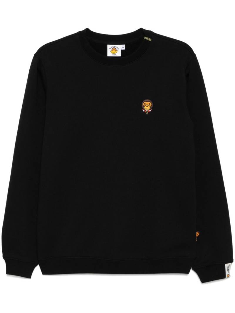 *BABY MILO® STORE BY *A BATHING APE® crew-neck sweatshirt - Black von *BABY MILO® STORE BY *A BATHING APE®