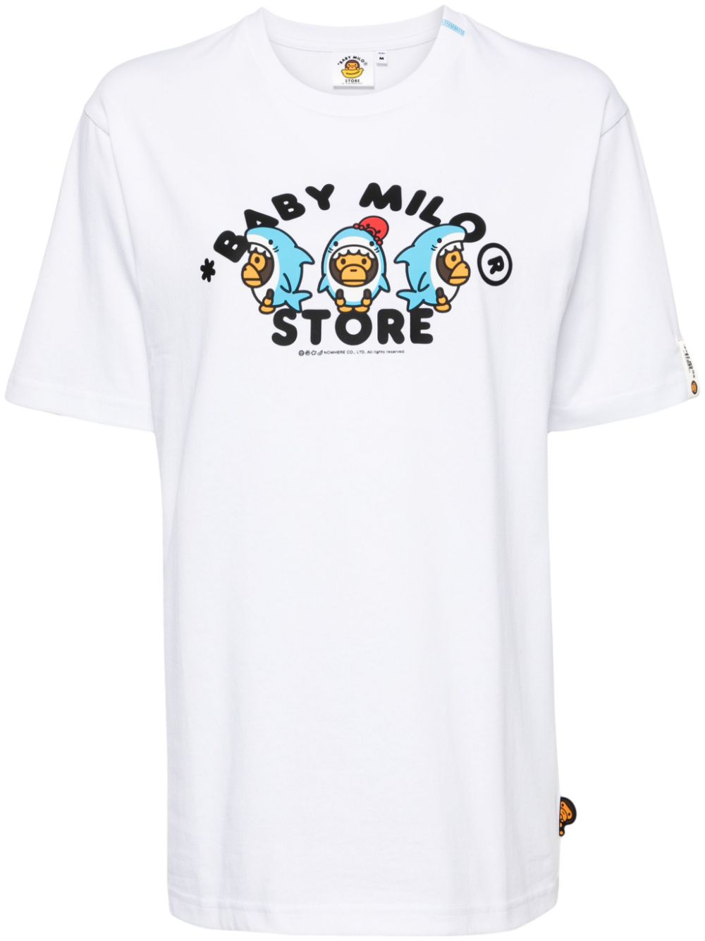 *BABY MILO® STORE BY *A BATHING APE® graphic-print cotton T-shirt - White von *BABY MILO® STORE BY *A BATHING APE®