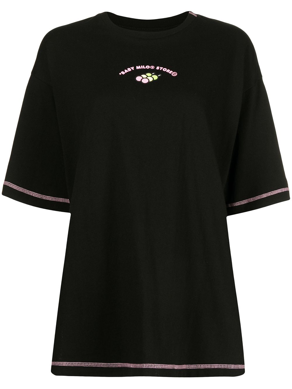 *BABY MILO® STORE BY *A BATHING APE® logo crew-neck T-shirt - Black von *BABY MILO® STORE BY *A BATHING APE®