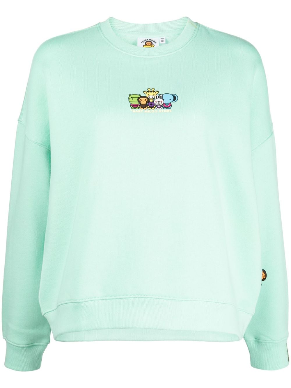 *BABY MILO® STORE BY *A BATHING APE® logo-embroidered sweatshirt - Green von *BABY MILO® STORE BY *A BATHING APE®