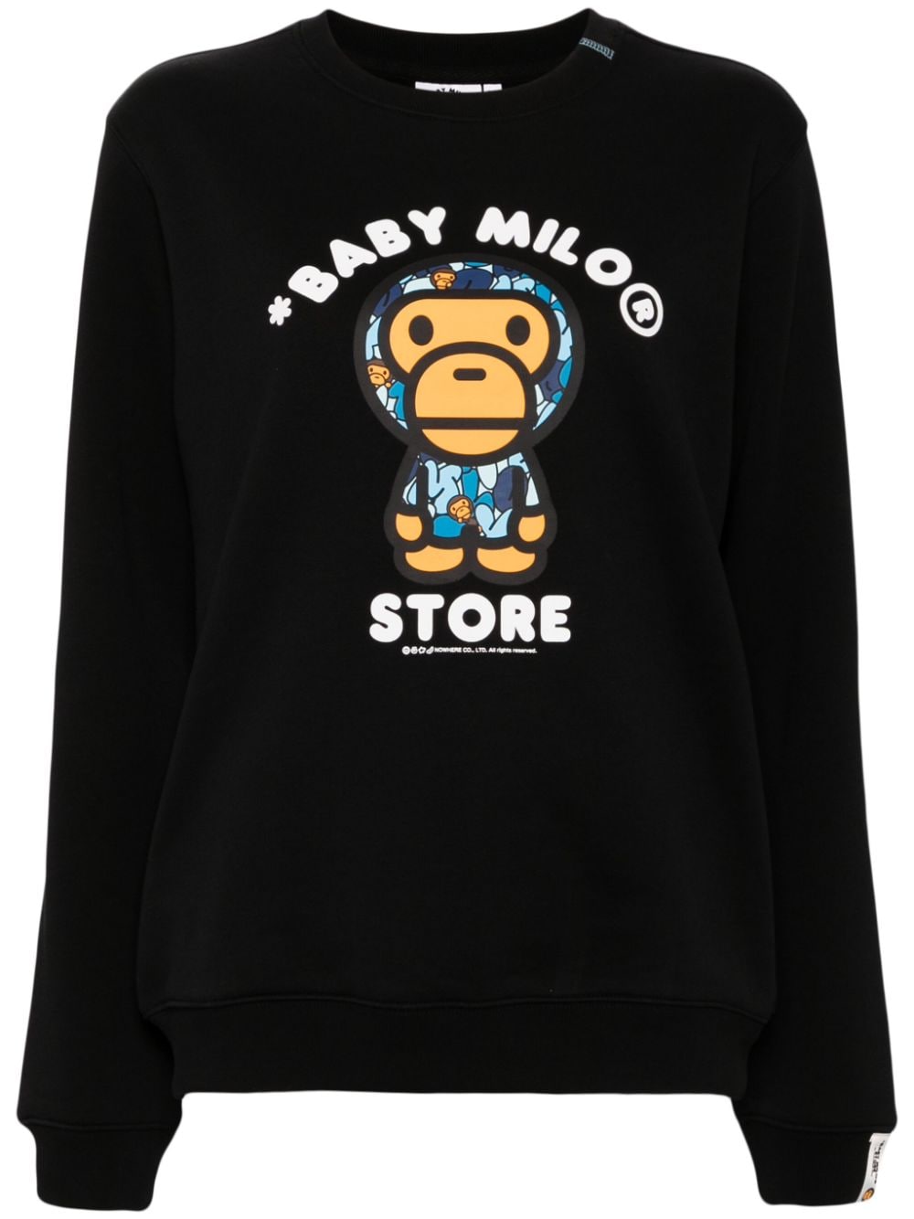 *BABY MILO® STORE BY *A BATHING APE® logo-print sweatshirt - Black von *BABY MILO® STORE BY *A BATHING APE®