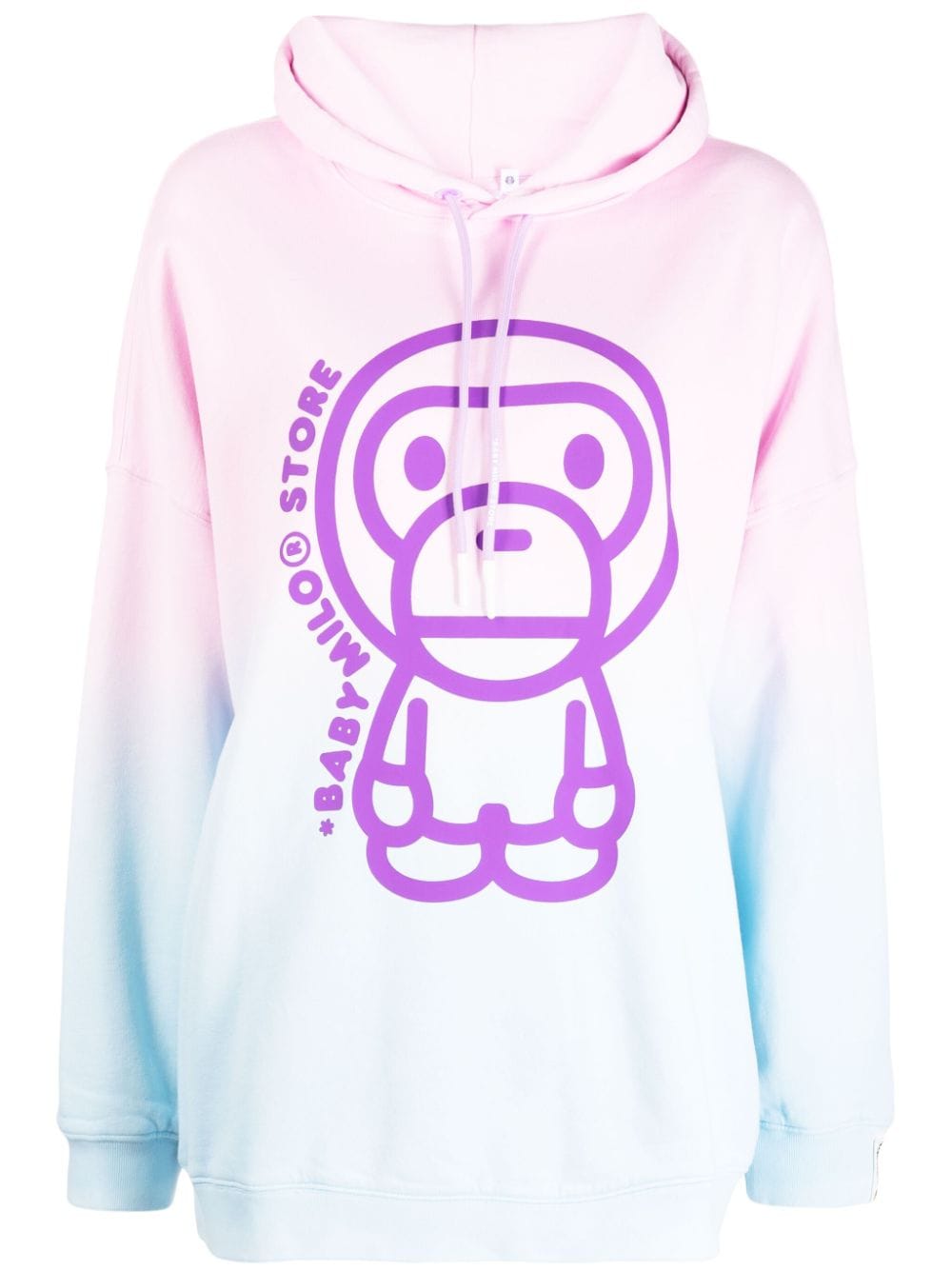 *BABY MILO® STORE BY *A BATHING APE® tie-dye cotton hoodie - Pink von *BABY MILO® STORE BY *A BATHING APE®