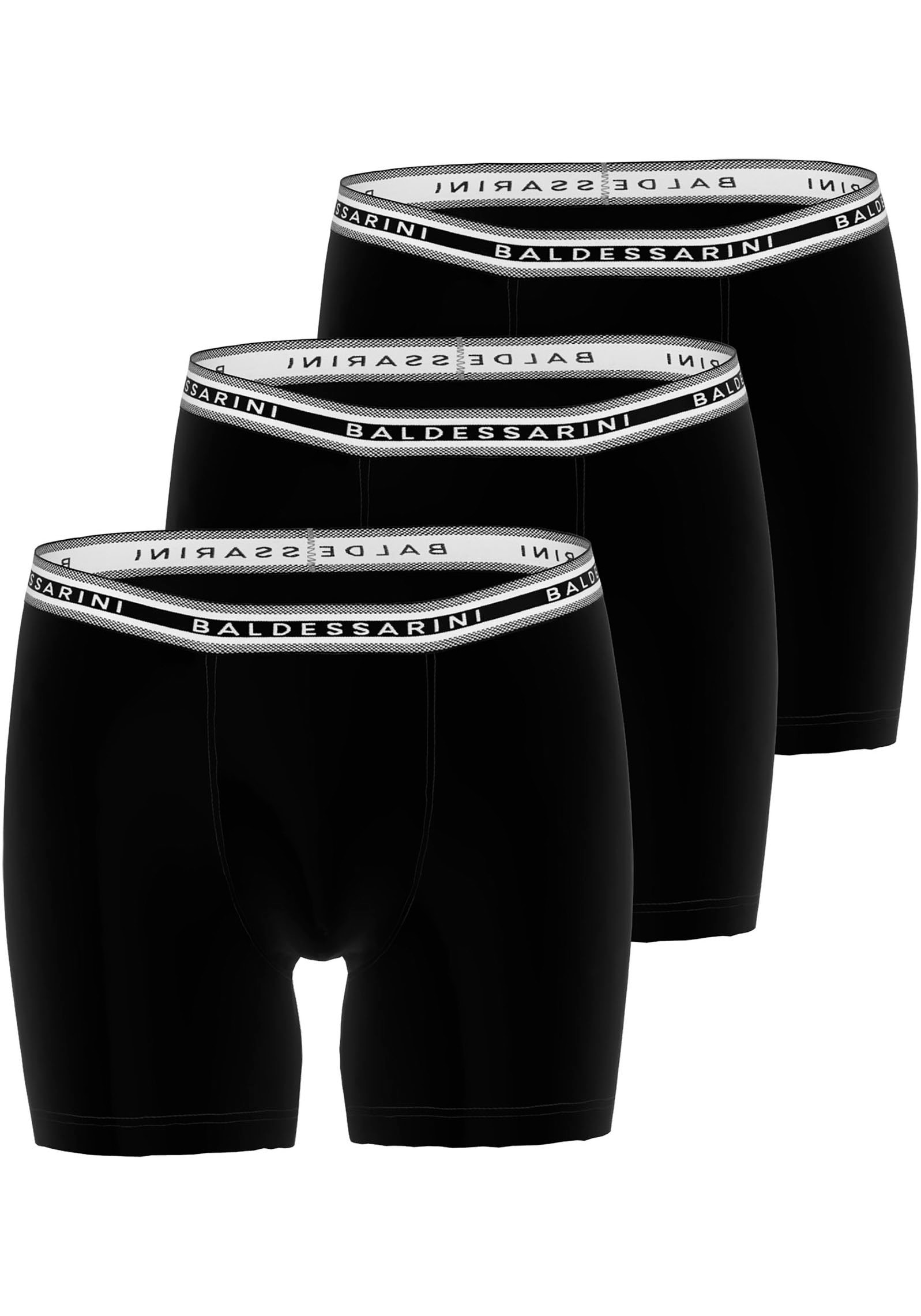 BALDESSARINI Lange Unterhose »Long Pants 3er Pack«, (Packung, 3 St., 3), mit Logo-Bund von BALDESSARINI