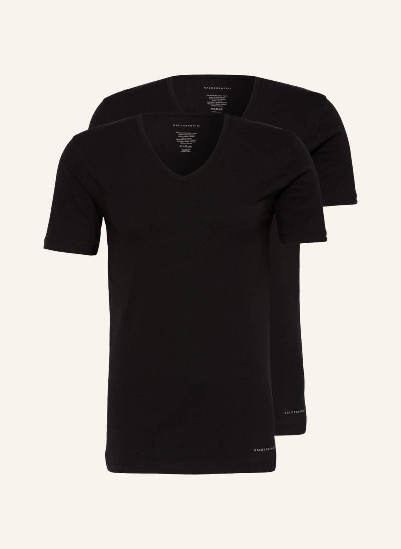 Baldessarini 2er-Pack V-Shirts schwarz von BALDESSARINI