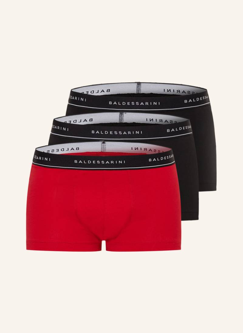 Baldessarini 3er-Pack Boxershorts rot von BALDESSARINI