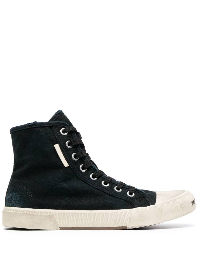 Balenciaga Paris high-top sneakers - Black von Balenciaga