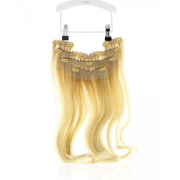 Clip-in Weft Memory®hair 45cm Amsterdam, Very Light Ash Blonde Ombré Damen golden ONE SIZE von BALMAIN