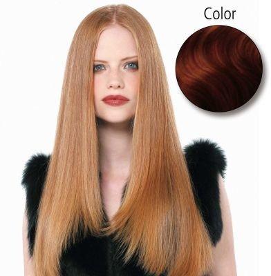 Glatt 55-60cm 133 Dunkelkupferblond 10 Stück Echthaar Fill-in Extensions Damen dunkelkupferblond ONE SIZE von BALMAIN