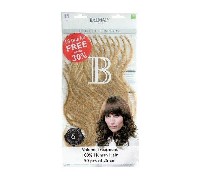 Value Pack 133/33 Natural Straight 40cmdukublo/helkasbr 50 Echth.fill-in Damen golden ONE SIZE von BALMAIN