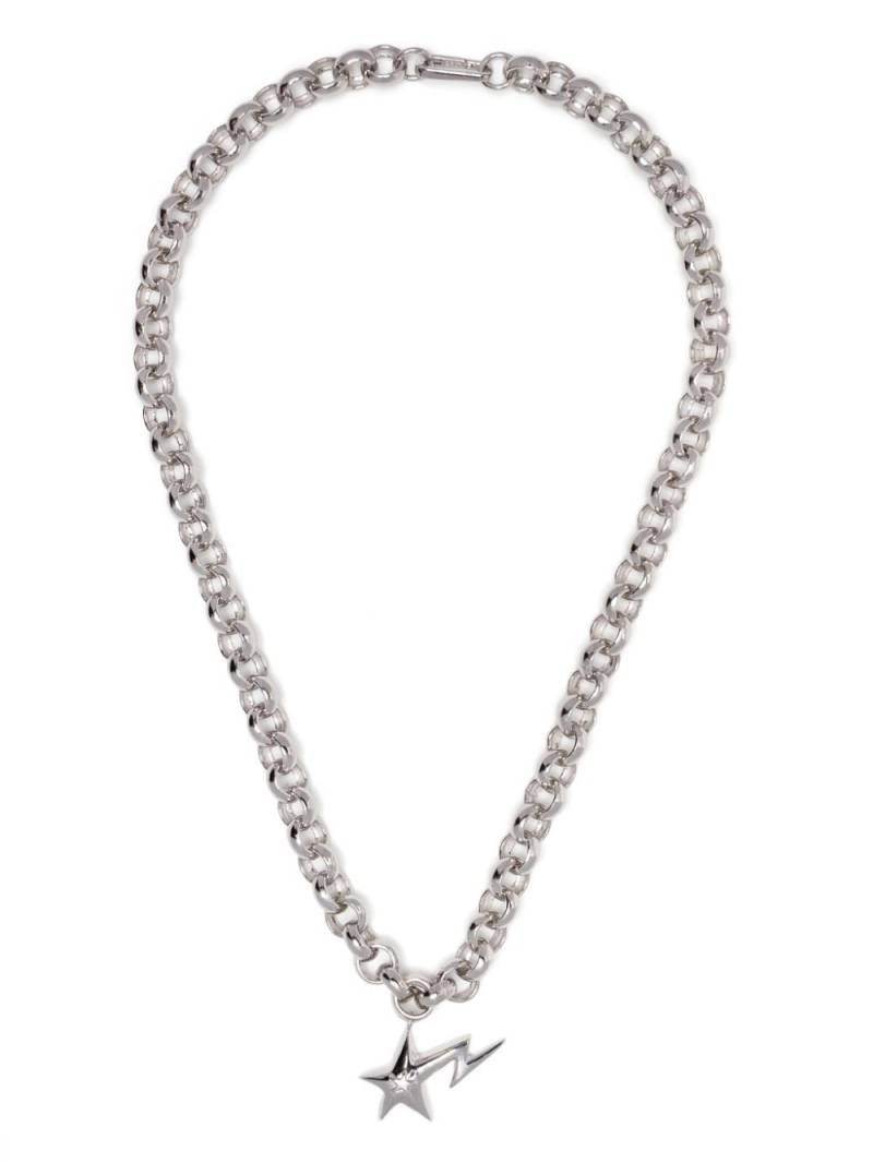 BAPY BY *A BATHING APE® STA link chain necklace - Silver von BAPY BY *A BATHING APE®