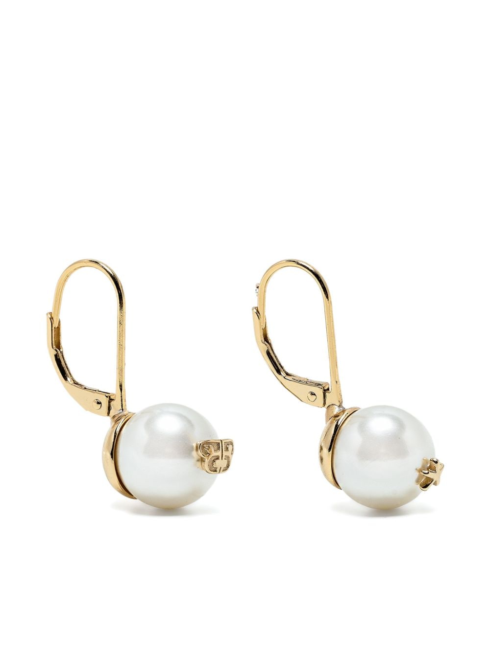 BAPY BY *A BATHING APE® logo pearl earrings - Gold von BAPY BY *A BATHING APE®