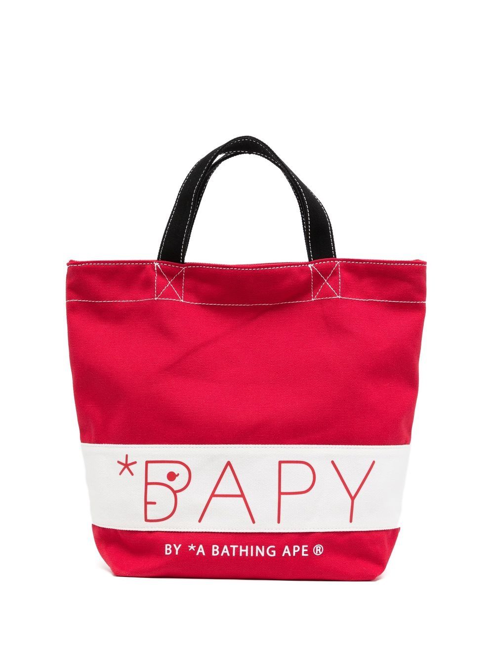 BAPY BY *A BATHING APE® logo-print beach bag - Red von BAPY BY *A BATHING APE®