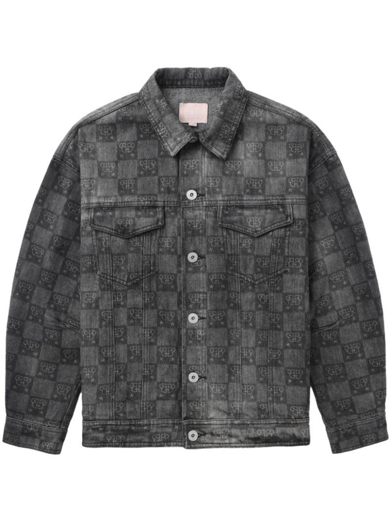 BAPY BY *A BATHING APE® monogram denim jacket - Black von BAPY BY *A BATHING APE®