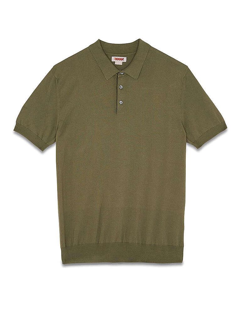 BARACUTA Poloshirt  olive | L von BARACUTA