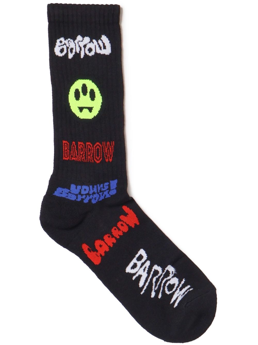 BARROW Fake Patch socks - Black von BARROW