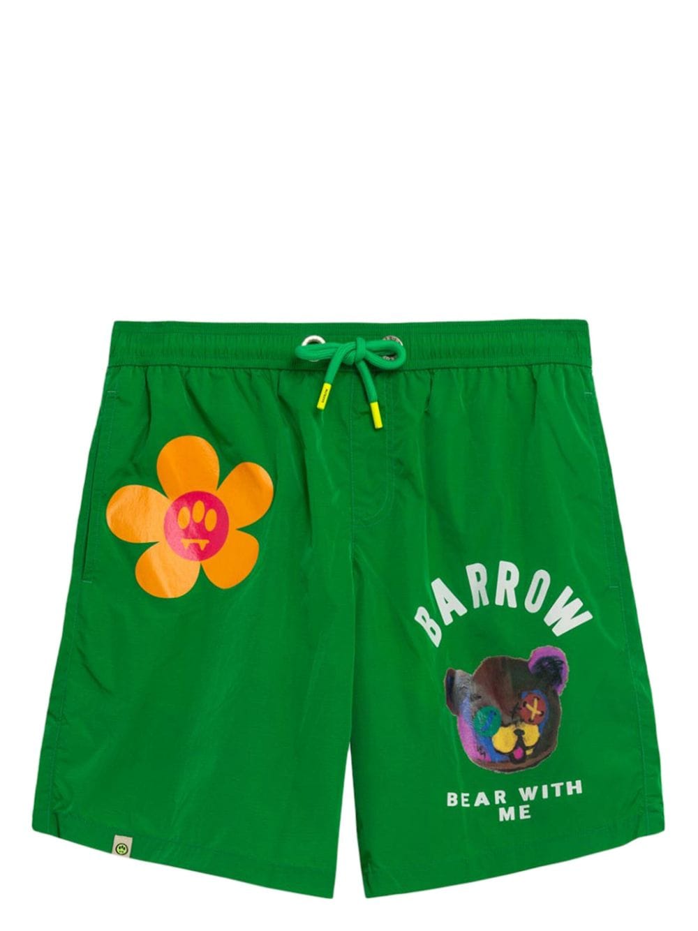 BARROW Popeline swimming shorts - Green von BARROW