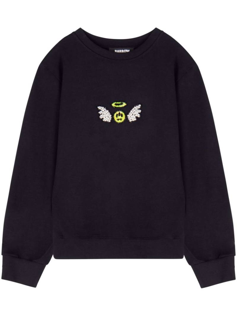 BARROW Teddy sweatshirt - Black von BARROW