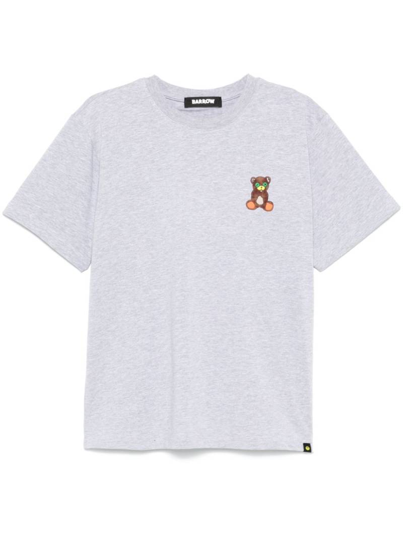 BARROW bear-motif T-shirt - Grey von BARROW