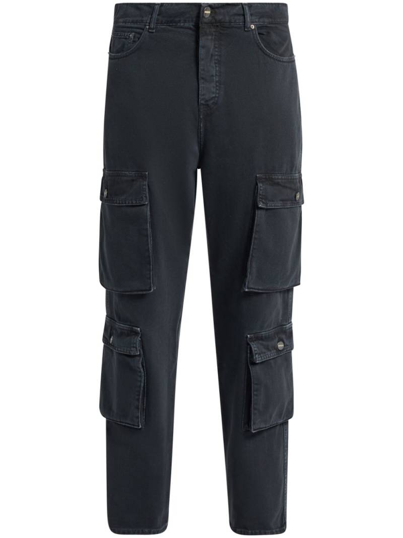 BARROW cargo-pockets cotton trousers - Black von BARROW