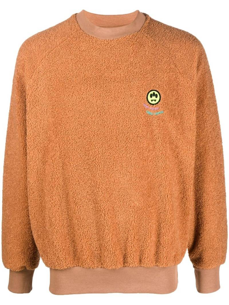 BARROW embroidered-logo sweatshirt - Orange von BARROW