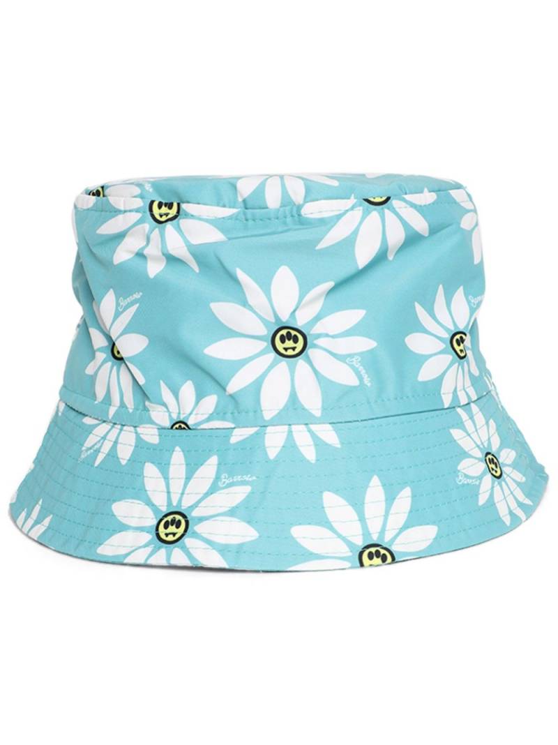 BARROW floral-print bucket hat - Blue von BARROW