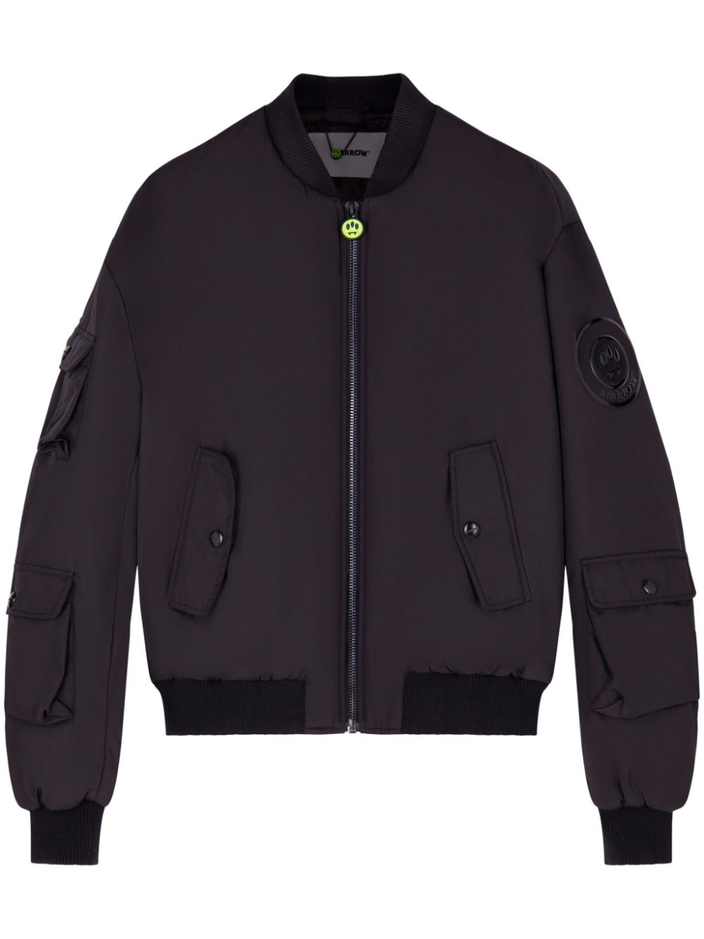 BARROW logo-appliqué bomber jacket - Black von BARROW