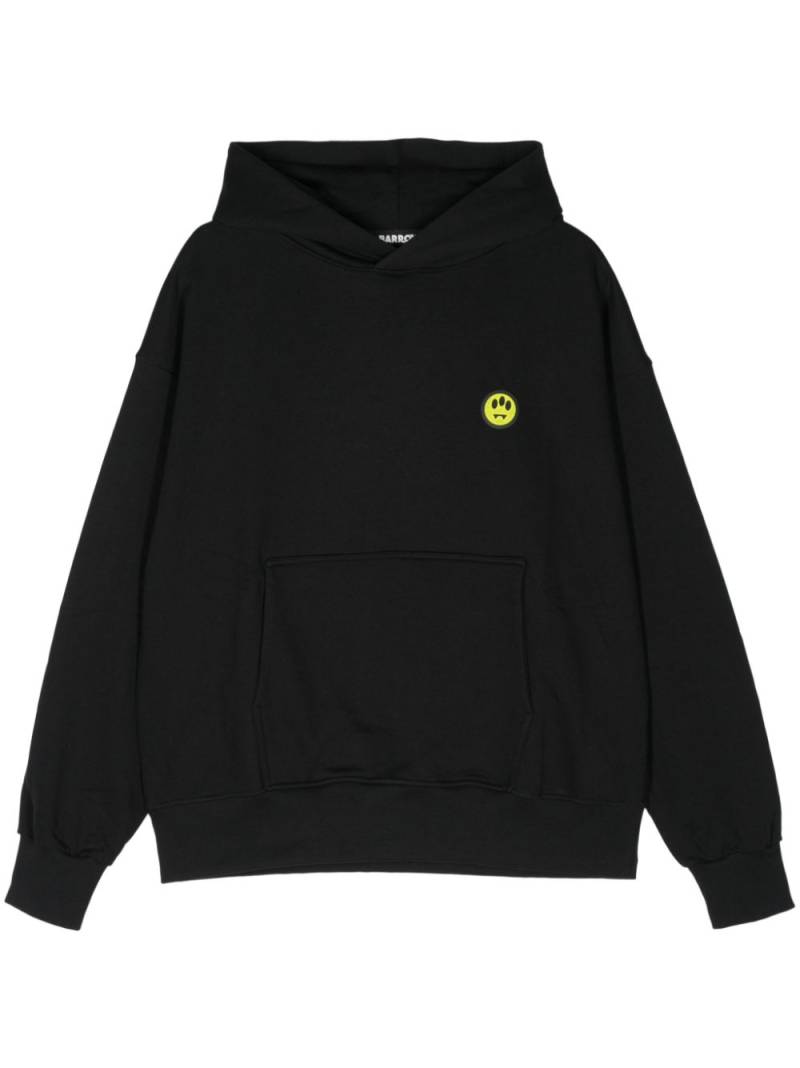 BARROW logo-appliqué hoodie - Black von BARROW