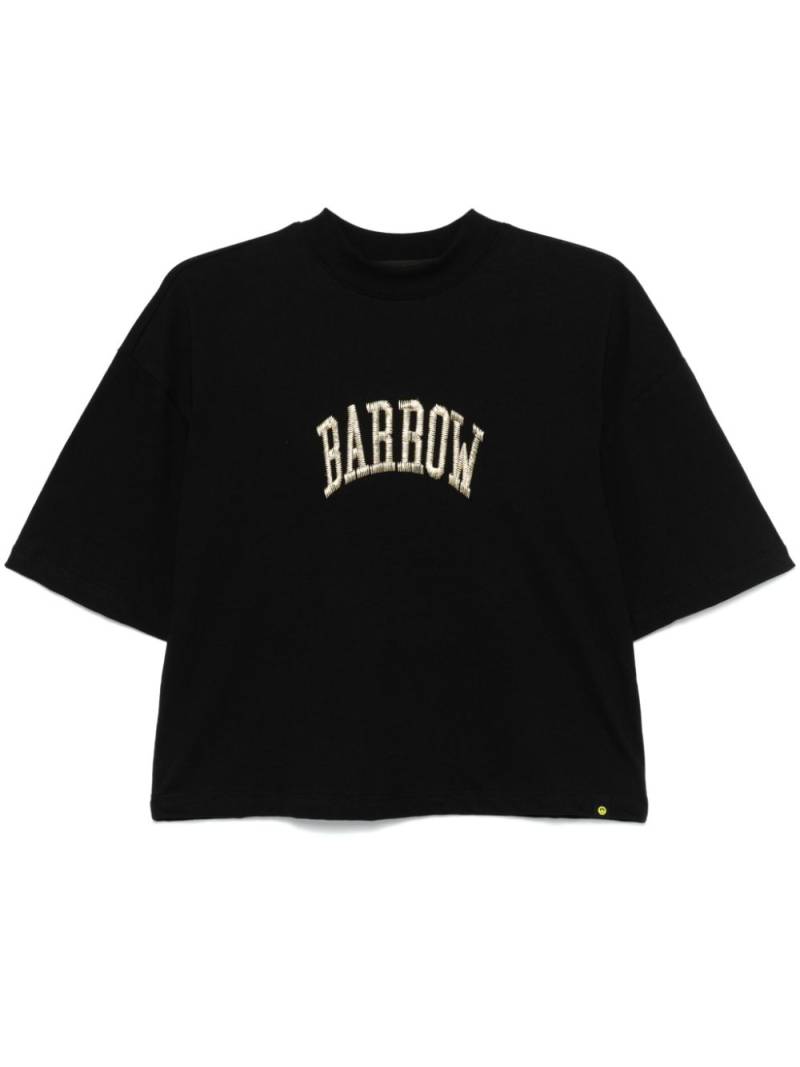 BARROW logo-embroidered T-shirt - Black von BARROW