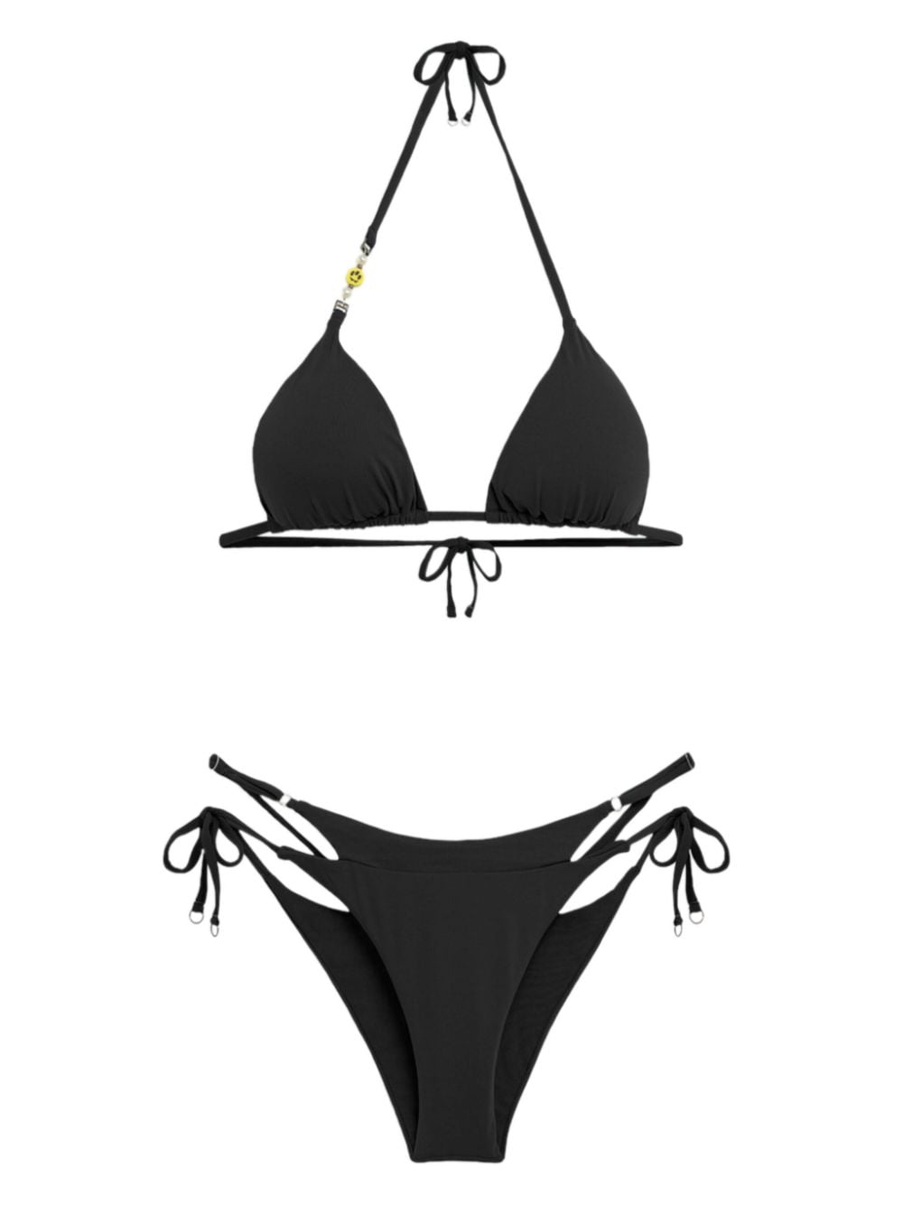 BARROW logo-patch bikini set - Black von BARROW