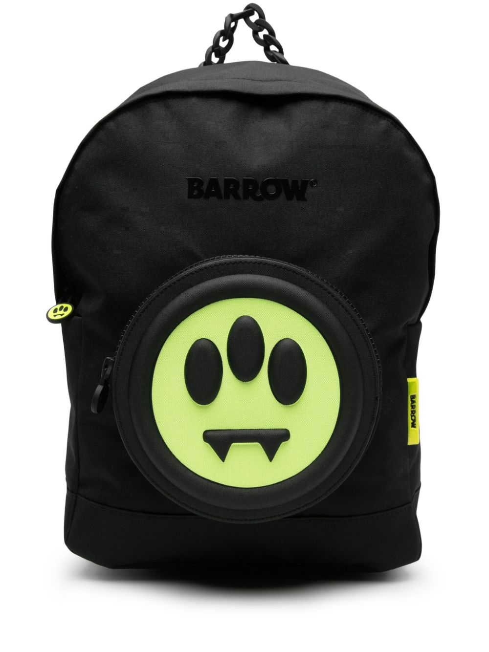 BARROW logo-patch chain-link handle backpack - Black von BARROW