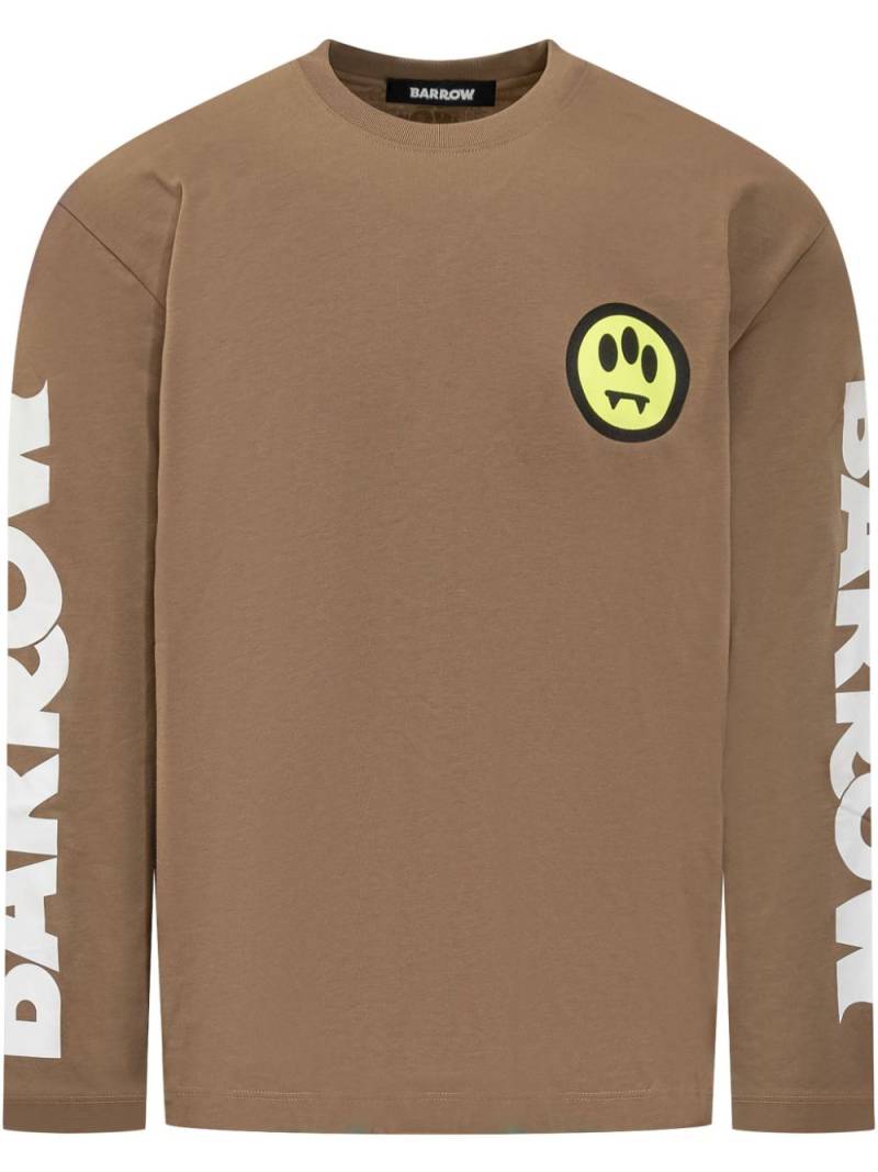 BARROW logo-print T-Shirt - Brown von BARROW